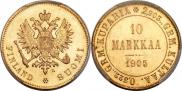 10 markkaa 1905 year
