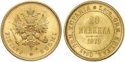 20 markkaa 1879 year