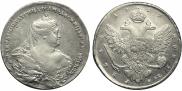1 рубль 1737 года