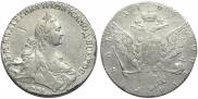 1 rouble 1768 year