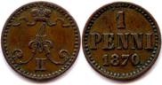 1 пенни 1870 года