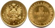 20 марок 1910 года