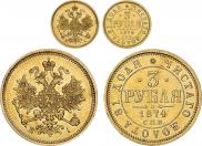3 рубля 1874 года