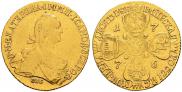 10 roubles 1776 year
