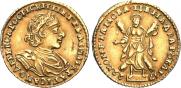 2 рубля 1722 года