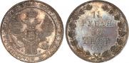 1,5 roubles - 10 złotych 1836 year