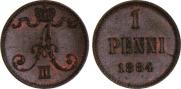 1 пенни 1884 года