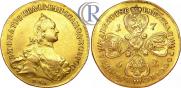 10 roubles 1762 year