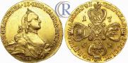 10 roubles 1762 year
