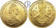 10 roubles 1780 year