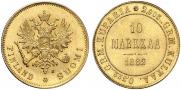 10 markkaa 1882 year