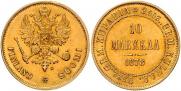 10 markkaa 1878 year