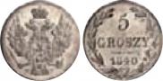 5 groszy 1840 year