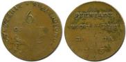 6 groszy 1813 year