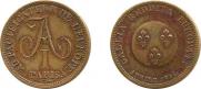 2 franks 1814 year
