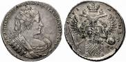 1 рубль 1733 года