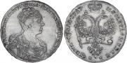 1 rouble 1727 year