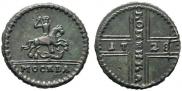 1 kopeck 1728 year