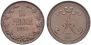 10 pennia 1891 year