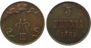 5 pennia 1889 year