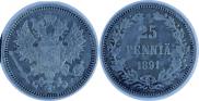 25 pennia 1891 year