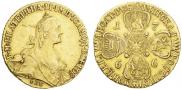 10 roubles 1766 year