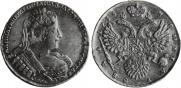 1 rouble 1733 year