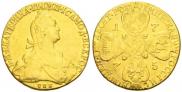 10 roubles 1775 year
