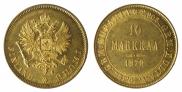 10 markkaa 1879 year