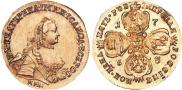 5 roubles 1763 year