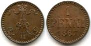 1 penni 1867 year