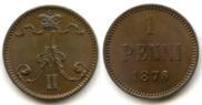 1 penni 1876 year