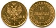10 markkaa 1878 year