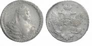 1 рубль 1737 года