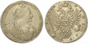 1 rouble 1734 year