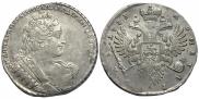 1 rouble 1733 year