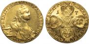 10 roubles 1764 year