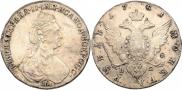 1 rouble 1781 year