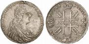 1 рубль 1729 года