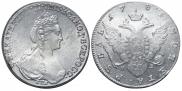1 rouble 1781 year