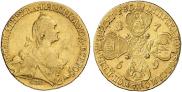 10 roubles 1769 year