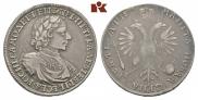 1 rouble 1718 year