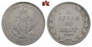1,5 roubles - 10 złotych 1833 year