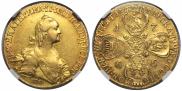 10 рублей 1766 года