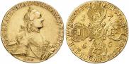 10 roubles 1765 year