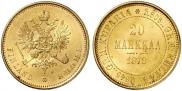 20 markkaa 1879 year