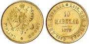 10 markkaa 1878 year