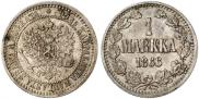 1 markka 1866 year