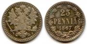 25 pennia 1867 year