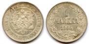 1 markka 1866 year